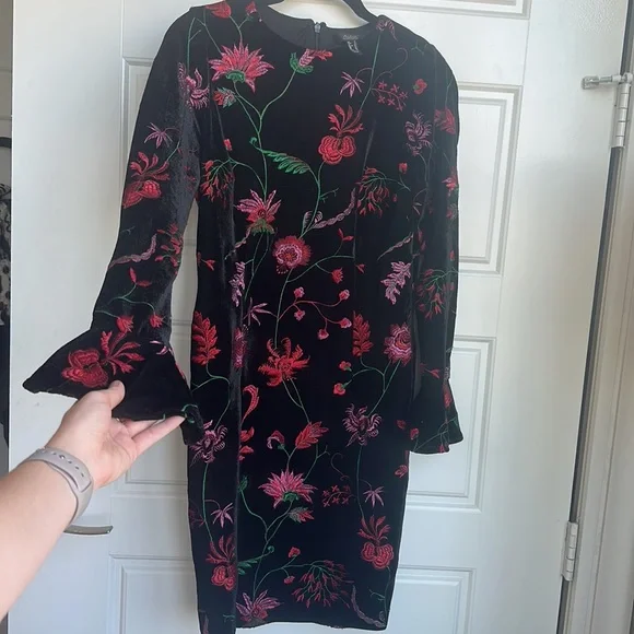 Aidan by Aidan Mattox | Dresses | Aidan Mattox Long Sleeve Velour Dress | Poshmark Aidan by Aidan Mattox | Dresses | Aidan Mattox Long Sleeve Velour Dress | Poshmark